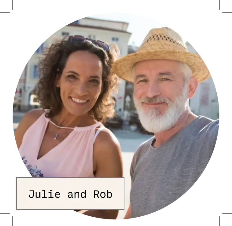 Julie and Rob